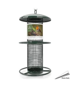 Metall-Erdnuss-Futterspender - 260mm (Grün) - www.hoezo-kado.de