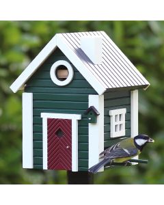 Multiholk Jagdhaus von Wildlife Garden ✔️ Nistkasten und Futterhaus in einem ✔️ Für kleine Gartenvögel ✔️ Inspiriert nach skandinavischem Design ➤ Kaufe bei Hoezo-Kado