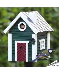 Multiholk Jagdhaus von Wildlife Garden ✔️ Nistkasten und Futterhaus in einem ✔️ Für kleine Gartenvögel ✔️ Inspiriert nach skandinavischem Design ➤ Kaufe bei Hoezo-Kado