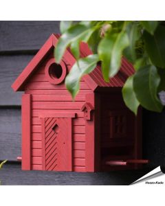 Multiholk - Rote Erde | Nistkasten und Futterhaus | Hoezo-Kado