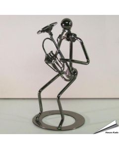 Metalen Sculptuur - Muzikant 4