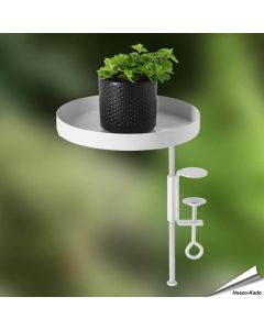 Runde Fensterbankhalterungen (M) - Weiß