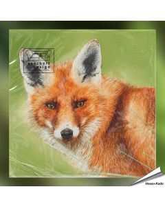 Servietten - Rotfuchs - Motiv | 20 Stück | Hoezo-Kado