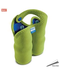 Trinkflaschen-Halter - Doppelt (limonengrün)