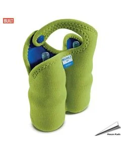 Trinkflaschen-Halter - Doppelt (limonengrün)