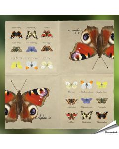 Servietten - Schmetterlinge (20 Stück)