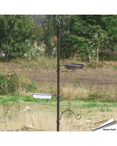 Komplette Futterstation für Gartenvögel ✔️ Wetterfest, stabil & leicht zu reinigen ✔️ Ideal für wildlebende Vögel ➤ jetzt online bestellen bei Hoezo-Kado!