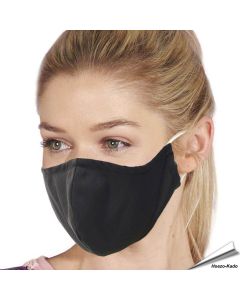 Wiederverwendbarer Mundschutz - Schwarz