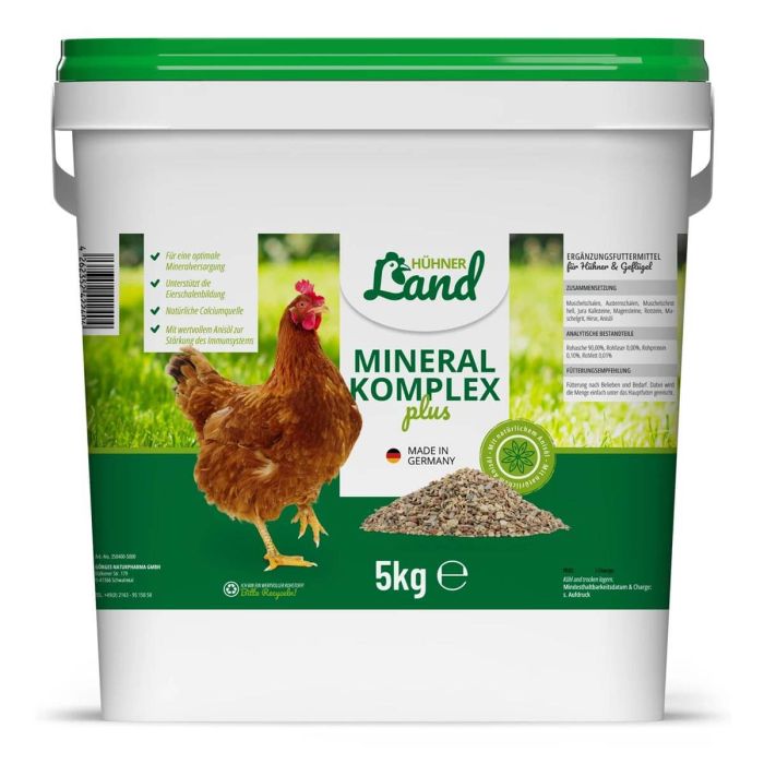 Mineral Komplex PLUS mit Anisöl | Für Hühner und Wachteln