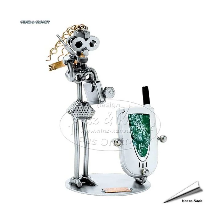 Hinz & Kunst sculptuur - De Businesswoman, een metalen sculptuur, een must-have voor elke kantooromgeving.