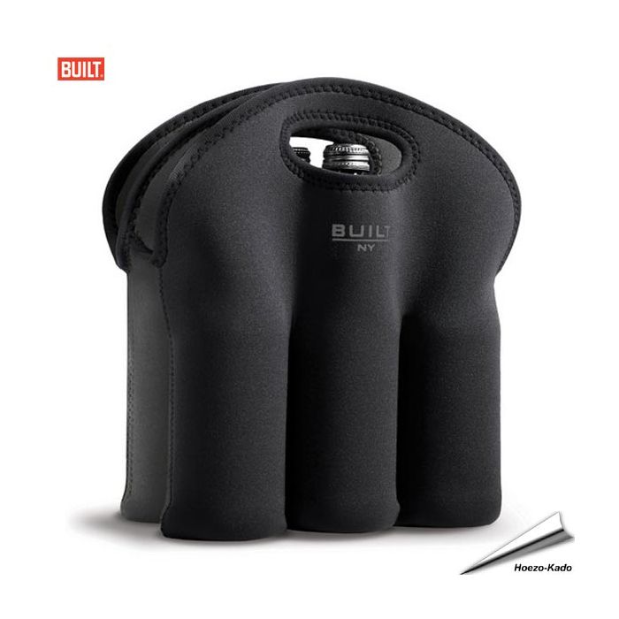 ByoBag™ Six-Pack - Trinkflaschen-Halter (schwarz / grau)