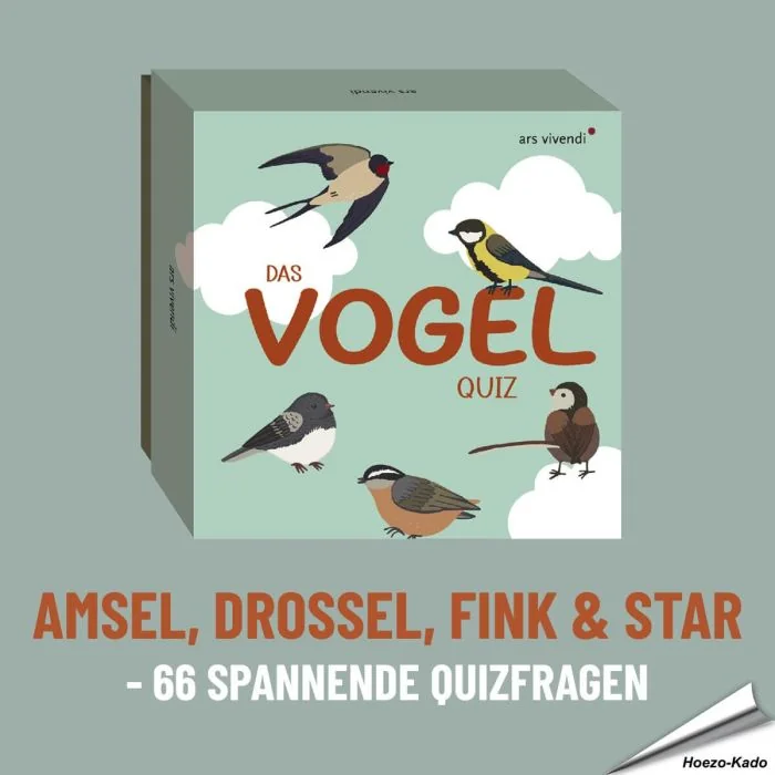 Das Vogel-Quiz | Für Natur- und Vogelfreunde | Hoezo-Kado