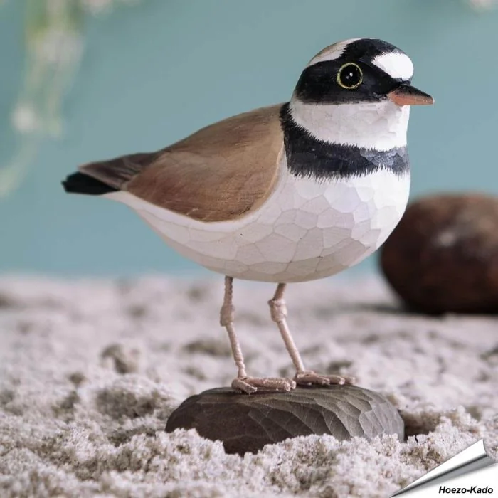 Flussregenpfeifer (Charadrius dubius) | Handgeschnitzt | Online kaufen - Hoezo-Kado