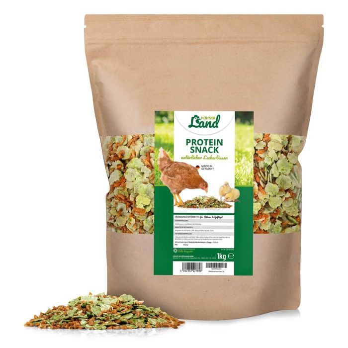Eiweißreicher, gesunder Snack für Hühner und Geflügel ✔️ 100% natürlich ✔️ Unterstützt den Stoffwechsel und den Muskelaufbau ✔️ Bestelle jetzt direkt bei Hoezo-Kado