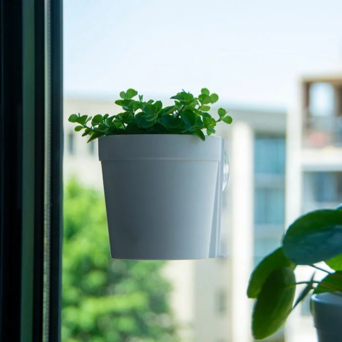 Fensterblumentopf (S) - Weiß