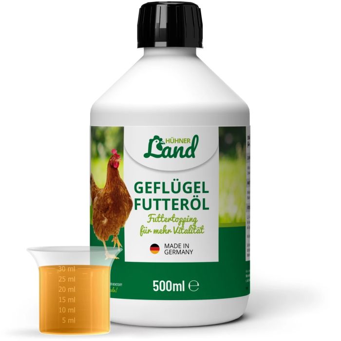 Futteröl für Hühner mit Leinöl