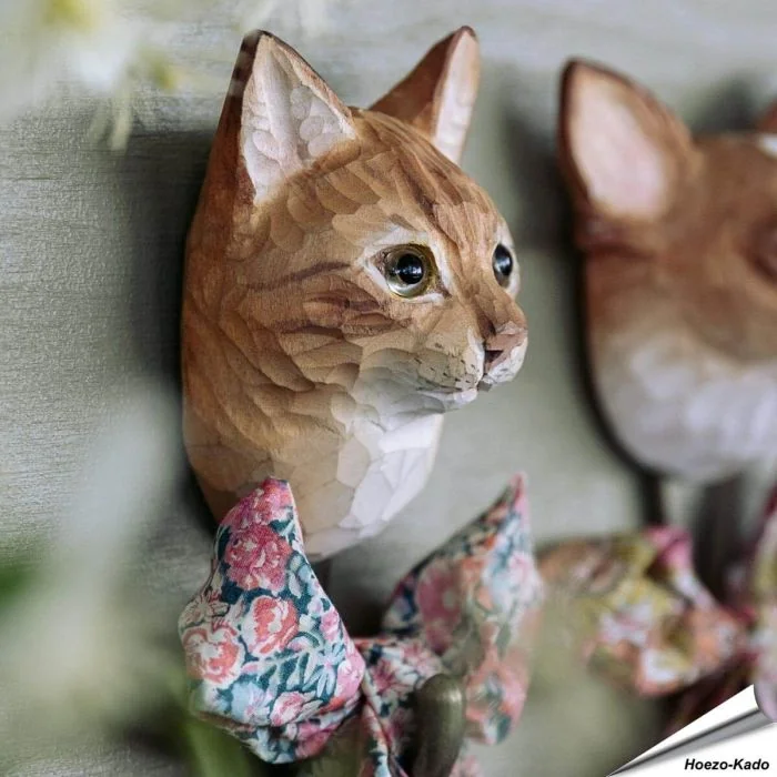 Kleiderhaken - Rote Hauskatze