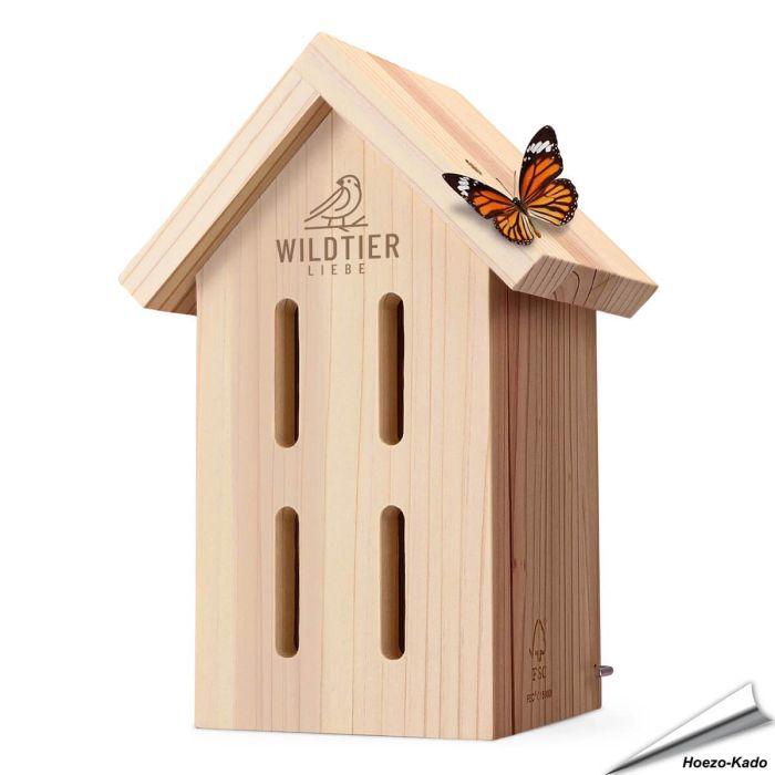 Nistkasten für Schmetterlinge, artgerechte Bauweise - Hoezo-Kado