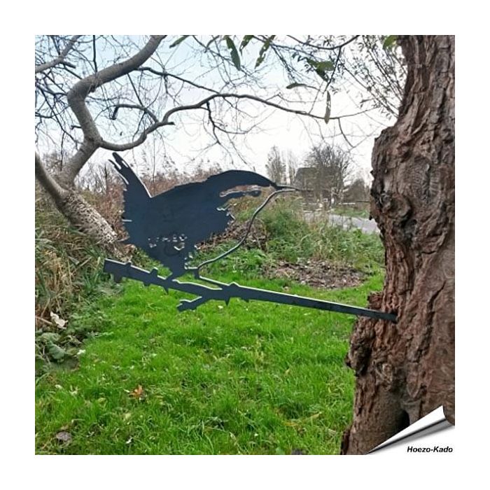 Metalbird - Zaunkönig (Cortenstahl)