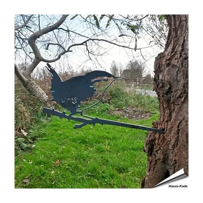 Metalbird - Zaunkönig (Cortenstahl)