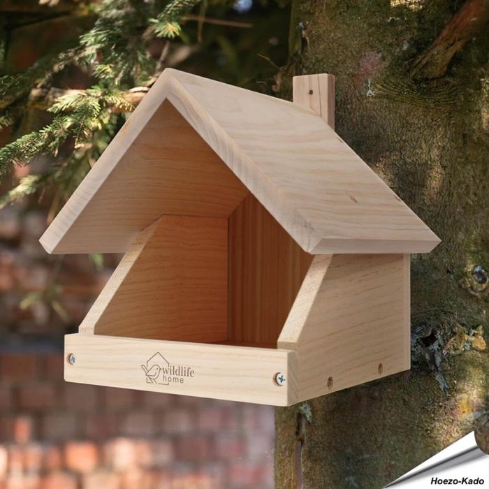 Amsel Nistkasten aus Holz | Halbhöhle | nach NABU | Hoezo-Kado