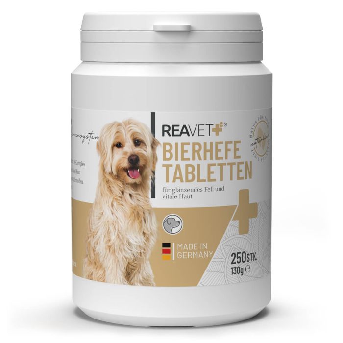 ReaVET Bierhefe Tabletten für Hunde (250 Stück)