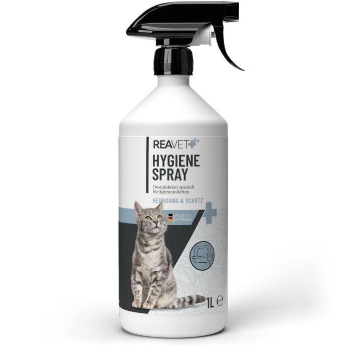 ReaVET Hygiene-Spray für Katzentoiletten (1 Liter)
