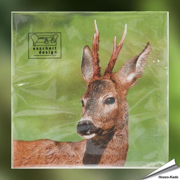 Servietten - Reh - Motiv | 20 Stück | Hoezo-Kado