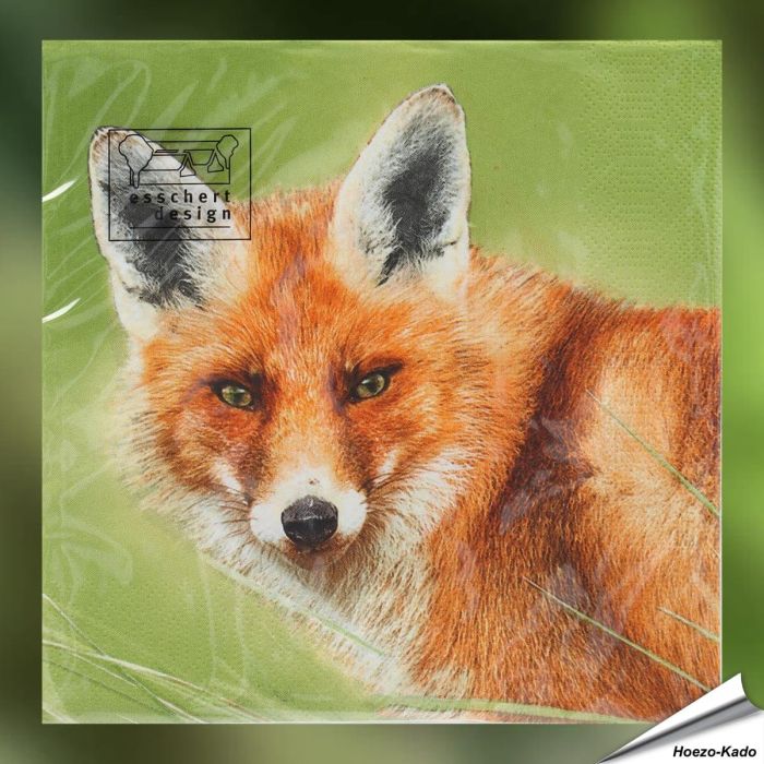 Servietten - Rotfuchs - Motiv | 20 Stück | Hoezo-Kado