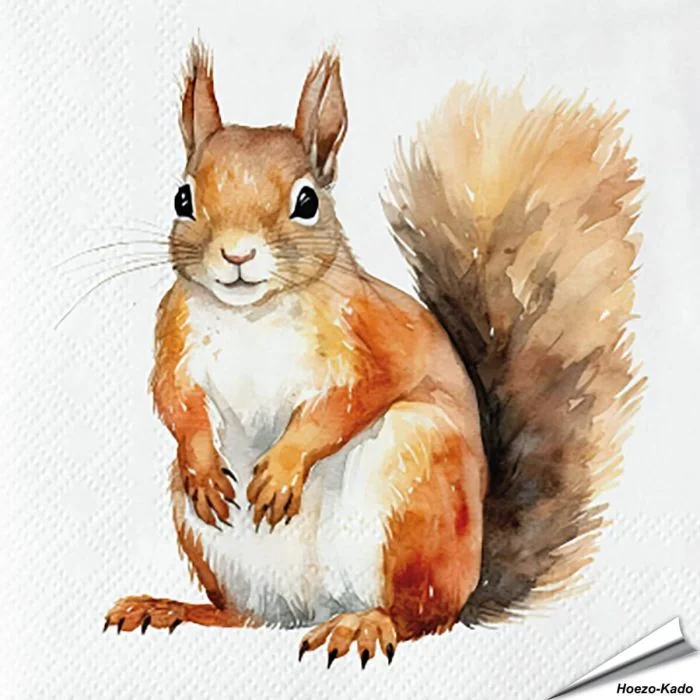 Eichhörnchen-Servietten | Esschert Design | Hoezo-Kado Shop