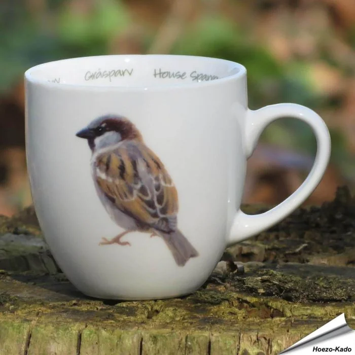 Tasse - Haussperling / Hausspatz 'Elwin van der Kolk'