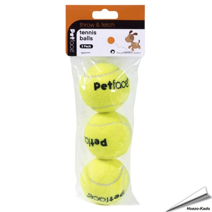 Tennisbälle 3-er Set (für Hunde)