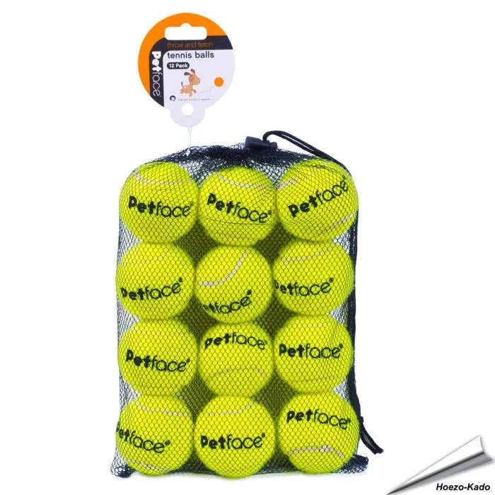 Tennisbälle 12-er Set (für Hunde)