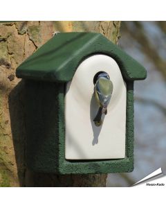 Holzbeton Nistkasten Flush - 28mm (grün)