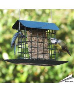 Premium Energieblockhalter mit Regendach und Auffangschale