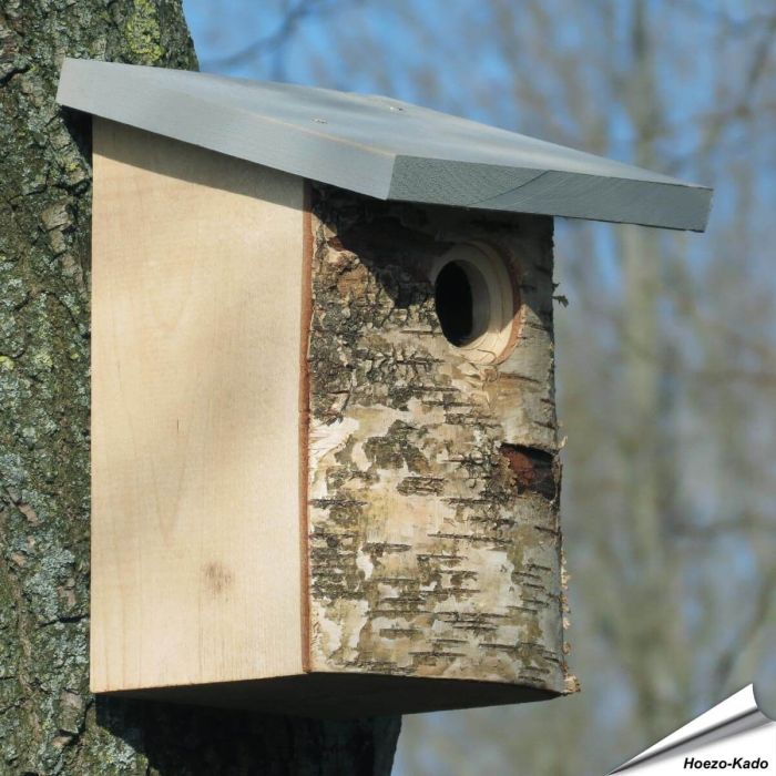 Nistkasten für Meisen aus Birkenholz (32mm)