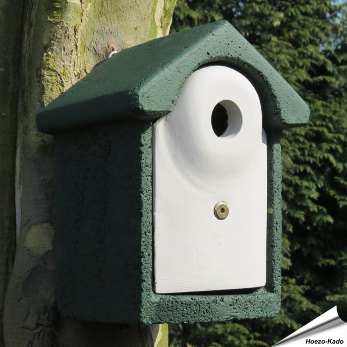 Holzbeton Nistkasten Flush - 32mm (grün)