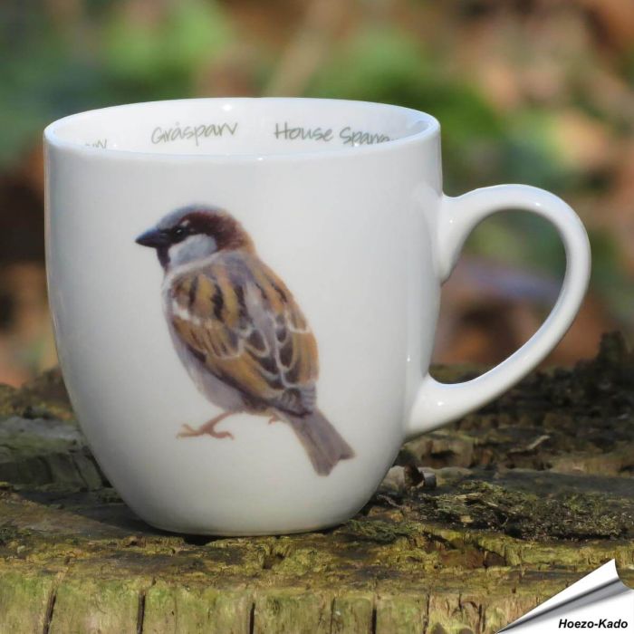 Tasse - Haussperling / Hausspatz 'Elwin van der Kolk'