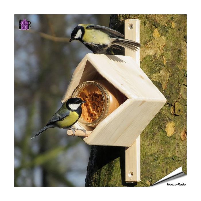 Erdnussbutterhaus Arachis (natur) - Ideal für Kohlmeisen
