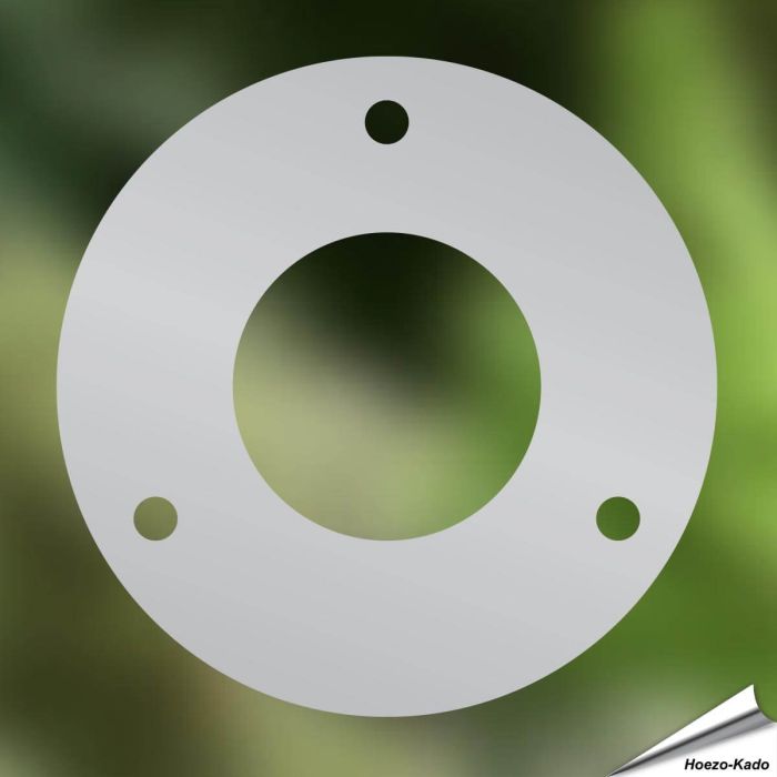 Bescherm je nestkast tegen uithakken met ons invliegplaatje (rond) ✔️ Verkleint de invliegopening op 28mm ✔️ Gemaakt van roestvrij staal ✔️ Geschikt voor pimpelmezen en andere kleine tuinvogels ✔️ Bestel nu op Hoezo-Kado