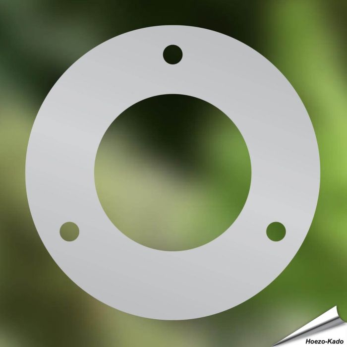 Bescherm je nestkast tegen uithakken met ons invliegplaatje (rond) ✔️ Verkleint de invliegopening op 32mm ✔️ Gemaakt van roestvrij staal ✔️ Geschikt voor koolmezen en andere kleine tuinvogels ✔️ Bestel nu op Hoezo-Kado