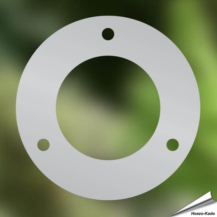 Bescherm je nestkast tegen uithakken met ons invliegplaatje (rond) ✔️ Verkleint de invliegopening op 34mm ✔️ Gemaakt van roestvrij staal ✔️ Geschikt voor mussen en andere tuinvogels ✔️ Bestel nu op Hoezo-Kado