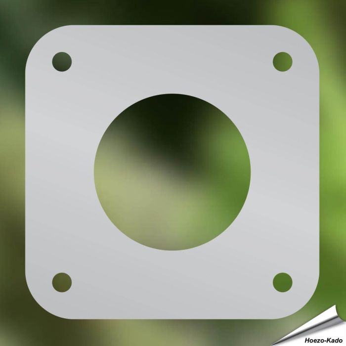 Bescherm je nestkast tegen uithakken met ons invliegplaatje ✔️ Verkleint de invliegopening op 32mm ✔️ Gemaakt van roestvrij staal ✔️ Geschikt voor pimpelmezen en andere kleine tuinvogels ✔️ Bestel nu op Hoezo-Kado