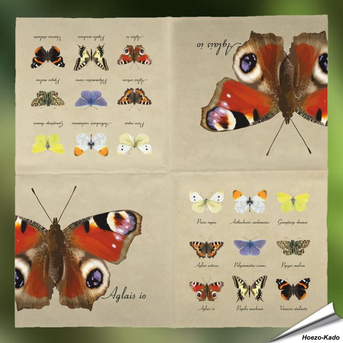 Servietten - Schmetterlinge (20 Stück)