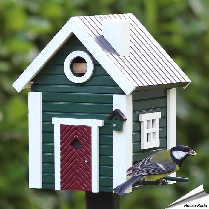 Multiholk Jagdhaus von Wildlife Garden ✔️ Nistkasten und Futterhaus in einem ✔️ Für kleine Gartenvögel ✔️ Inspiriert nach skandinavischem Design ➤ Kaufe bei Hoezo-Kado