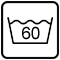 Waschen 60 °C.